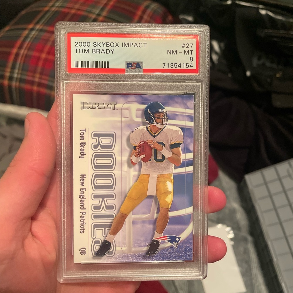 🔥 2000 Fleer Skybox Impact Tom Brady Rookie Card (RC) #27 🏈